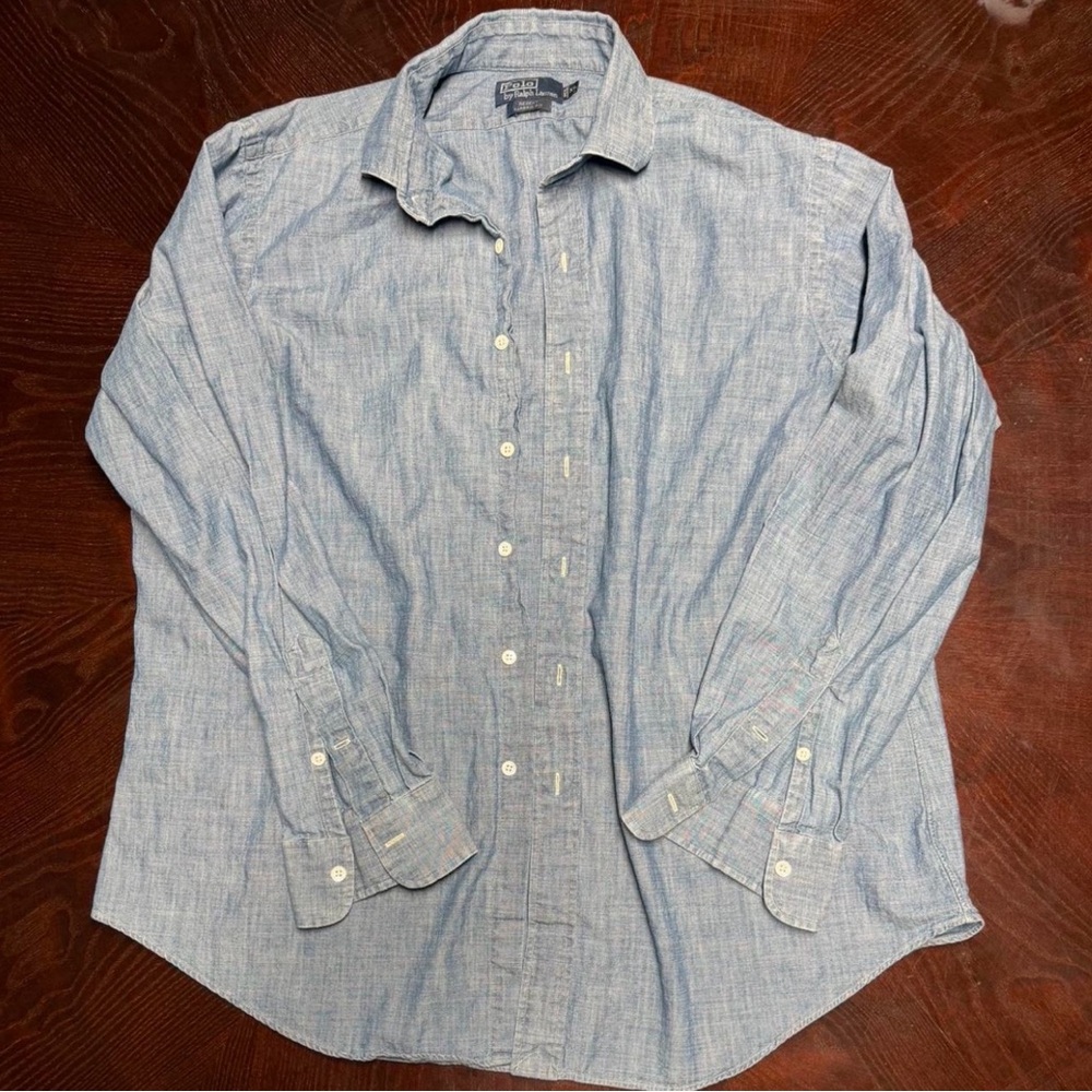 Ralph Lauren Light Blue Casual Button Down Shirt
